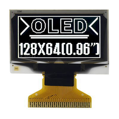 Εταιρεία οθόνης OLED Κίνα 0,96 ίντσες 128x64 κουκίδες OLED γραφική μονάδα μονόχρωμη διεπαφή SPI