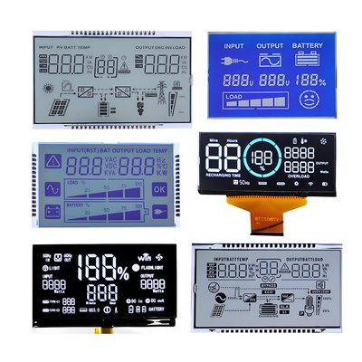Προσαρμοσμένη οθόνη LCD TN/HTN/STN/FSTN/VA Μονοχρωματική οθόνη με μονοχρωματικό τμήμα χαρακτήρα COG Dot Matix