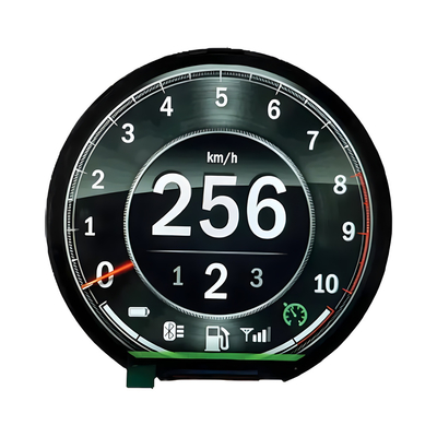 1000 νιτ Υψηλή φωτεινότητα TFT LCD 3.6inch 544 X 506 Dots Στρογγυλή οθόνη IPS Διασύνδεση LVDS