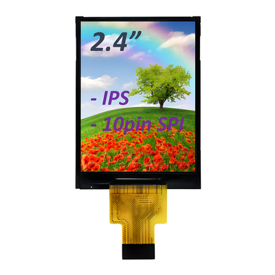 Εγγύηση χαμηλής τιμής 2.4-ιντσών IPS TFT LCD 10 Pin SPI Interface