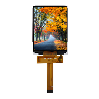 3.2 ίντσες SPI TFT LCD οθόνη 240*320 Pixels ZIF FPC 18 Pin ST7789V/ILI9341 Διακόπτης IC