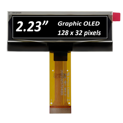 2.23 ιντσών OLED οθόνη 128 * 32 Dot Matrix PMOLED οθόνη SSD1305 Driver 24Pin