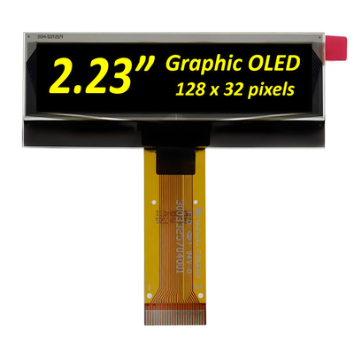 2.23 ιντσών OLED οθόνη 128 * 32 Dot Matrix PMOLED οθόνη SSD1305 Driver 24Pin