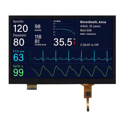 7 ιντσών χωρητική οθόνη αφής TFT οθόνη 1024x600 IPS MIPI Interface Automotive Grade