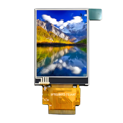 1000 νιτ 2,8 ίντσες Υψηλή φωτεινότητα TFT LCD οθόνη 240 X 320 Dots IPS MCU και RGB Interface