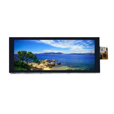 Υψηλή φωτεινότητα 800nits 6,86 ιντσών IPS TFT LCD οθόνη 1280*480 σημεία MIPI Διασύνδεση με CTP