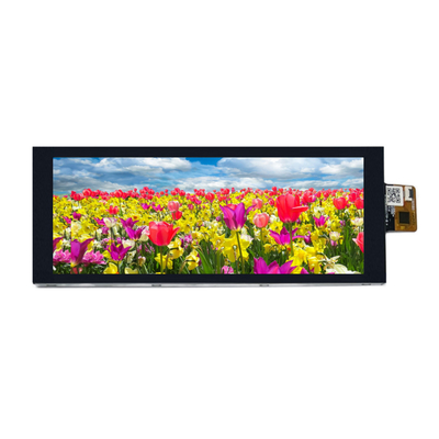 Υψηλή φωτεινότητα 800nits 6,86 ιντσών IPS TFT LCD οθόνη 1280*480 σημεία MIPI Διασύνδεση με CTP