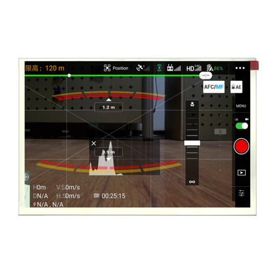 8 ίντσες Υψηλή φωτεινότητα 1200nits TFT LCD οθόνη FHD 1920 X 1200 Dots LVDS διεπαφή