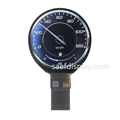 2.48 ιντσών TFT LCD IPS κυκλική οθόνη 3SPI+18RGB Διασύνδεση 480x480 στρογγυλή ανάλυση