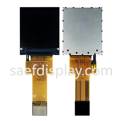 Μικρή οθόνη IPS TFT LCD 0,85 ίντσες 0,85 ίντσες 128x128 Ανάλυση πλήρους χρώματος 12pin ZIF συνδετήρας