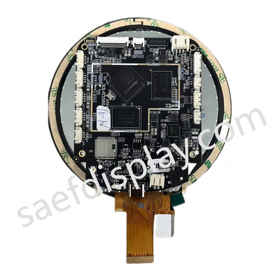 3.4 ίντσες Στρογγυλό TFT LCD Διαφημιστικό Μονιτέρ Με Android RK3566