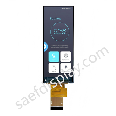 2.2-ιντσών IPS TFT LCD οθόνη 200x480 Ανάλυση MIPI Διασύνδεση 500 Nits φωτεινότητα για καθαρή οπτική επαφή