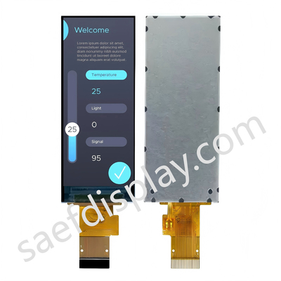 2.2-ιντσών IPS TFT LCD οθόνη 200x480 Ανάλυση MIPI Διασύνδεση 500 Nits φωτεινότητα για καθαρή οπτική επαφή