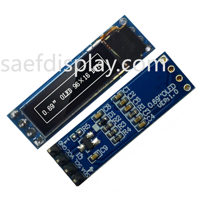 0.69 ιντσών OLED οθόνη - 96x16 I2C, SSD1306 IC, λευκό, συμβατό με Arduino Καλύτερη τιμή ΗΠΑ
