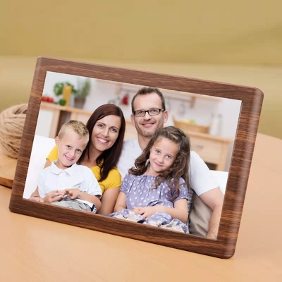 10.1 ίντσες Smart WiFi Ψηφιακό Φωτοφρέμα HD IPS LCD 1280x800 Ανάλυση 16GB Αποθήκευση Μουσική Πλαστικό σύννεφο Μοιράσου μέσω της εφαρμογής Frameo