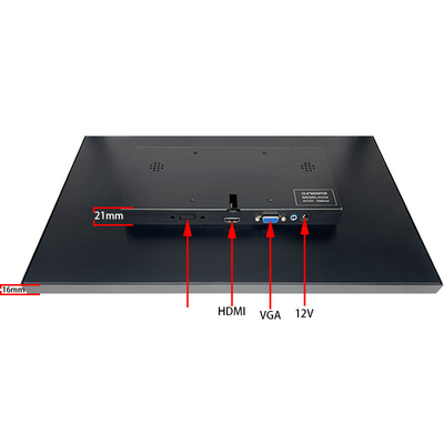 15,6 ιντσών HDMI LCD Φορητή Οθόνη HD Ανάλυση 1920*1080 κουκκίδες για Βιομηχανικό Έλεγχο Ασφάλειας Επιτήρησης