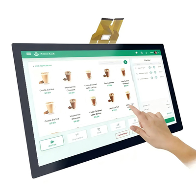 23.8" Βιομηχανική οθόνη TFT LCD FHD 1080p Διασύνδεση LVDS Ευρεία γωνία θέασης Χαμηλή αντανάκλαση 350 cd/m2 Φωτεινότητα Πιστοποίηση ΕΕ/ΗΠΑ