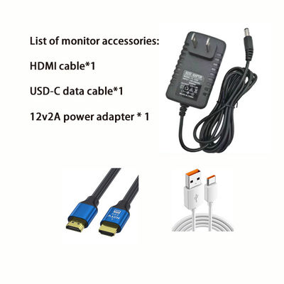 10.1 ιντσών 1920×1200 HD οθόνη αφής. 10 σημεία αφής, πλαστικό κιβώτιο και πολλαπλή διεπαφή (DC12V/VGA/HDMI/AV/USB/BNC)