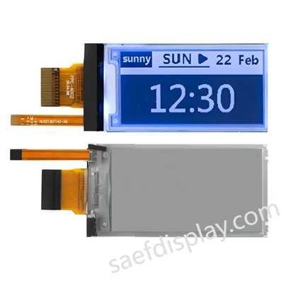 Οθόνη E-ink 2.13" με Μπροστινό Φωτισμό | 122×250 | Μερική Ανανέωση 0.3s | Διασύνδεση SPI | Προσαρμοσμένο CTP