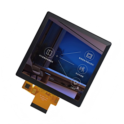 4" τετράγωνο βιομηχανικό TFT LCD (720x720) με PCAP Touch, -20°C~70°C λειτουργία, RGB διεπαφή.