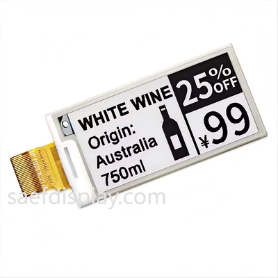 Μονάδα οθόνης E Ink 2.13" - 122×250 SPI, Εξαιρετικά χαμηλής κατανάλωσης, e-Paper βιομηχανικής κλάσης ESL | Απευθείας από το εργοστάσιο