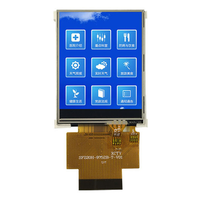 2.2 ίντσες ILI9225G SPI &amp; RGB Touch TFT LCD Screen,2.2&quot; QCIF TFT LCD Display Module με αντίσταση του πίνακα αφής