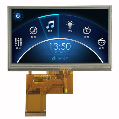 Επιτροπή επίδειξης 4,3 ίντσας LCD TFT 480x272 με τη RGB ανθεκτική αφή διεπαφών