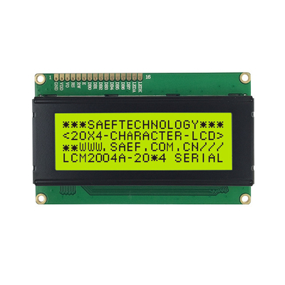 Μονοχρωματική επίδειξη LCM 16 χαρακτήρα LCD 20x4 οκτάμπιτος MPU STN μπλε αρνητικός καρφιτσών