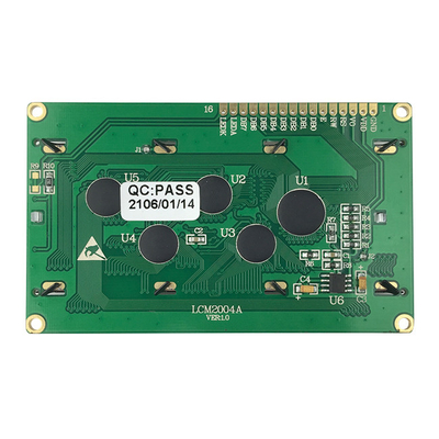 Μονοχρωματική επίδειξη LCM 16 χαρακτήρα LCD 20x4 οκτάμπιτος MPU STN μπλε αρνητικός καρφιτσών