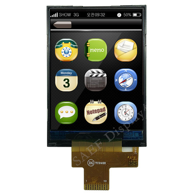 240x320 TFT LCD οθόνη 2,4 ιντσών, QVGA TFT LCD οθόνη, SPI MCU 2,4 ιντσών TFT LCD
