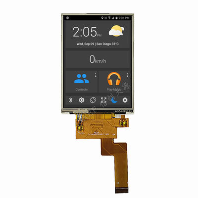 2.4 ιντσών IPS TFT LCD Μοντέλο με RTP Touch. 240x320, MCU Διασύνδεση, Βιομηχανική Τάξη.