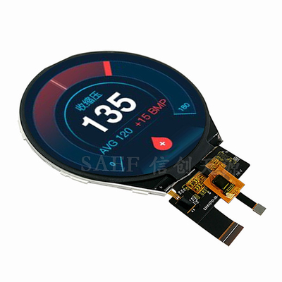 Ενότητα 3,4 επίδειξης TFT LCD» στρογγυλή μορφής 800x800 διεπαφή γωνίας εξέτασης ΔΙΕΘΝΏΝ ΕΙΔΗΣΕΟΓΡΑΦΙΚΏΝ ΠΡΑΚΤΟΡΕΊΩΝ πλήρης MIPI με την ενότητα επίδειξης ΚΠΜ (Κοινή Πολιτική Μεταφορών) TFT LCD