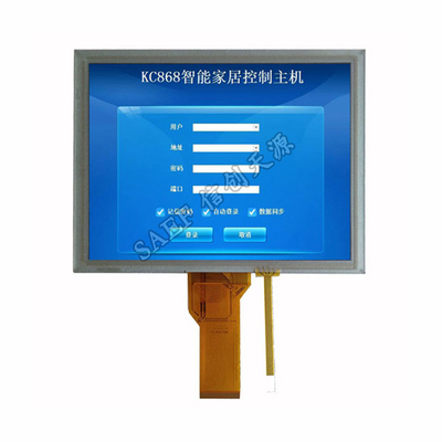 8» RGB διεπαφή 50 οθόνης αφής 800x600 βιομηχανική LCD καρφίτσα
