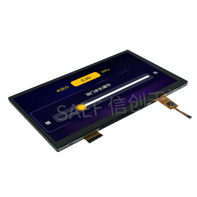 Ιατρική οθόνη αφής 7 ιντσών, οθόνη αφής PCAP 1024X600 IPS TFT LCD RGB/mipi Διασύνδεση W/ Ηλιακή οθόνη αφής