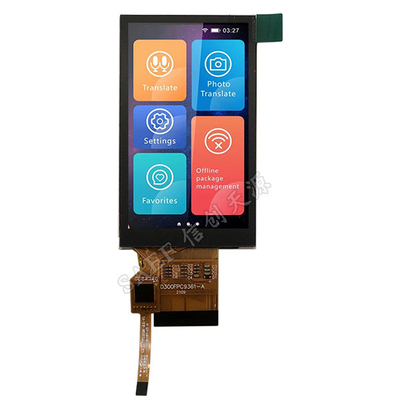 3» η οθόνη αφής ίντσας 240x400 TFT LCD S6D04D1 MCU 8bits 16bits διασυνδέει την καρφίτσα 40 με τη χωρητική οθόνη αφής PCAP
