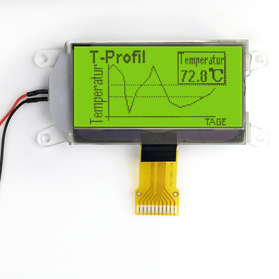 Τυπική COG γραφική οθόνη LCD 128X64 Dots Matrix ST7565 SPI STN Κίτρινη πράσινη λειτουργία