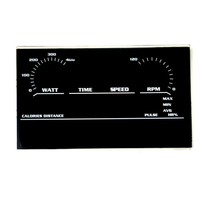 Μονοχρωματική LCD επίδειξη 5V VATN για την μπροστινή οθόνη ταχυμέτρων