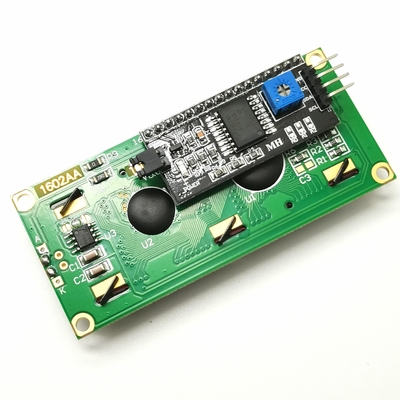 I2C μπλε 5V 4 χαρακτήρα LCD διεπαφών 16x2 αριθμός καρφιτσών επίδειξης