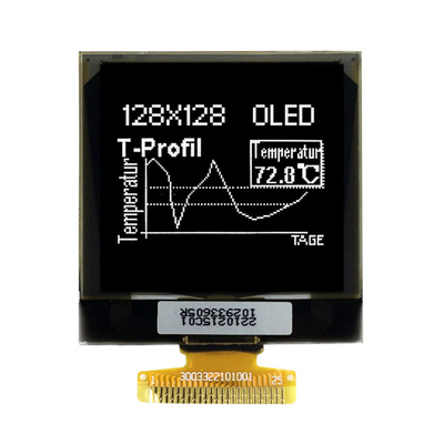 1.5 ιντσών γραφική οθόνη OLED 128x128, 1.5 ιντσών OLED μονάδα Μονοχρώμιο λευκό χρώμα