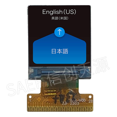 Ποιότητα 0,85 ιντσών IPS TFT LCD, τετραγωνικός τύπος TFT LCD οθόνης με MCU διεπαφή