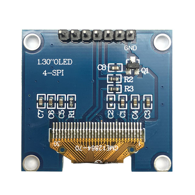 Επίδειξη 1,3 διεπαφών OLED SPI καρφίτσα ίντσας OLED I2c 7 με το ολοκληρωμένο κύκλωμα οδηγών SH1106