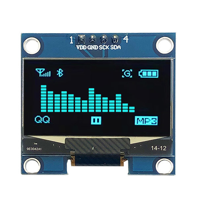 Παθητική μήτρα καρφίτσες PCB 4 ΒΑΡΑΊΝΩ επίδειξης 128x64 1,3 ιντσών I2C OLED