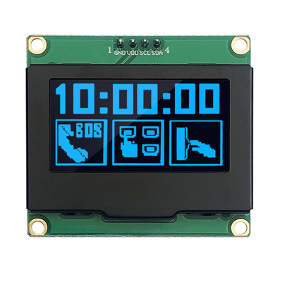 1.54» ενότητα επίδειξης 128x64 OLED, οθόνη I2C OLED με όλες τις γωνίες εξέτασης