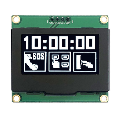 1.54» ενότητα επίδειξης 128x64 OLED, οθόνη I2C OLED με όλες τις γωνίες εξέτασης