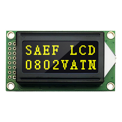 Σημεία επίδειξης 5×8 ενότητας χαρακτήρα LCD VATN 8x2 με την αλφανουμερική επίδειξη δρομέων