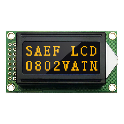 Σημεία επίδειξης 5×8 ενότητας χαρακτήρα LCD VATN 8x2 με την αλφανουμερική επίδειξη δρομέων