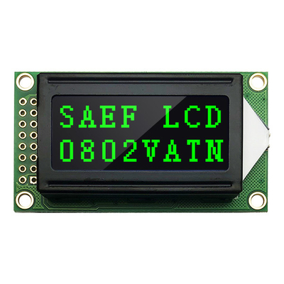 Σημεία επίδειξης 5×8 ενότητας χαρακτήρα LCD VATN 8x2 με την αλφανουμερική επίδειξη δρομέων