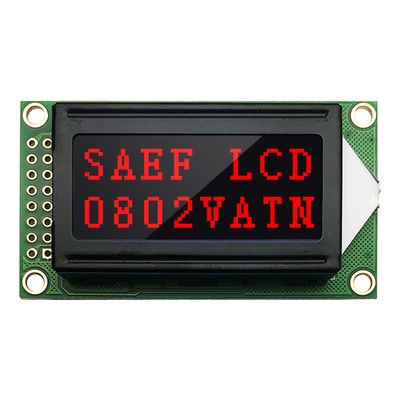 Σημεία επίδειξης 5×8 ενότητας χαρακτήρα LCD VATN 8x2 με την αλφανουμερική επίδειξη δρομέων