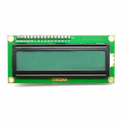I2C μπλε 5V 4 χαρακτήρα LCD διεπαφών 16x2 αριθμός καρφιτσών επίδειξης