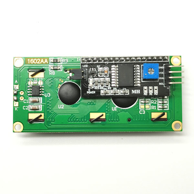 I2C μπλε 5V 4 χαρακτήρα LCD διεπαφών 16x2 αριθμός καρφιτσών επίδειξης